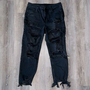 American Eagle Ripped Mom Jeans